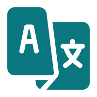 05 Translation icon with English and Chinese characters.